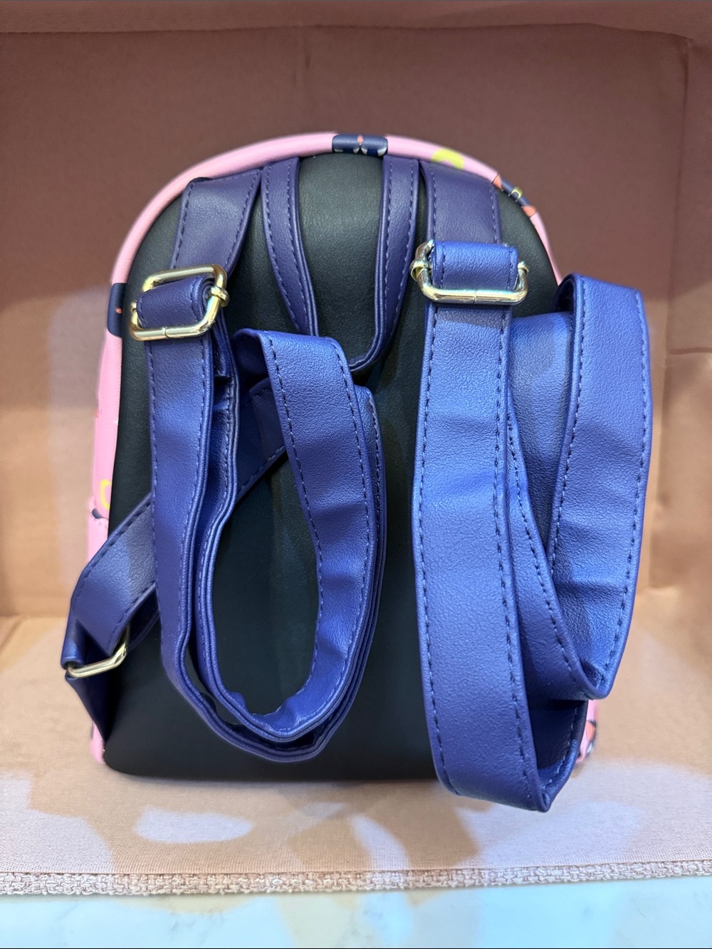 Pink Luna Pattern Mini Backpack - Picture 3 of 4